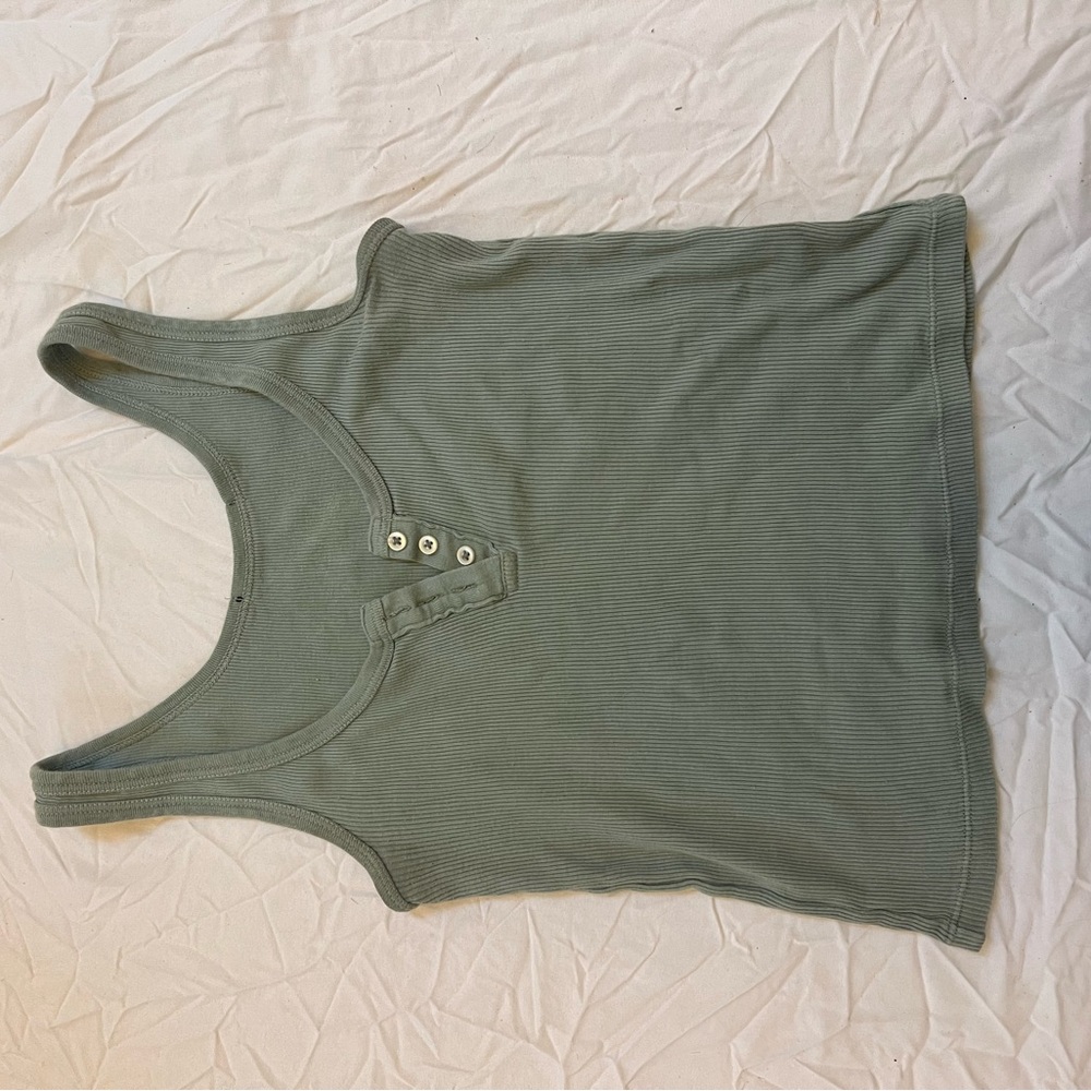 brandy melville green tank